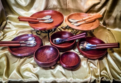 Wooden Handcrafted Salad Bowls - Available Now