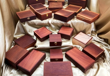 Medium/Small Wooden Jewellery/Trinket, Boxes - Western Australian Timbers