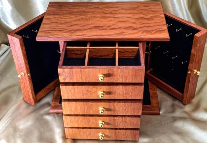 Examples of Designer Boxes with Multiple Drawers and Wings - Sold Previously
