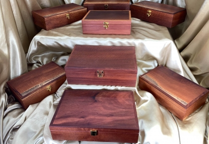 Examples of Wooden Keepsake/Memory/Treasure  Boxes - Large Size - Sold Previously