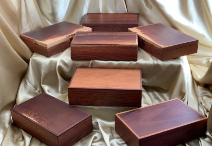 Large Wooden Keepsake and Executive Boxes - Western Australian Timber