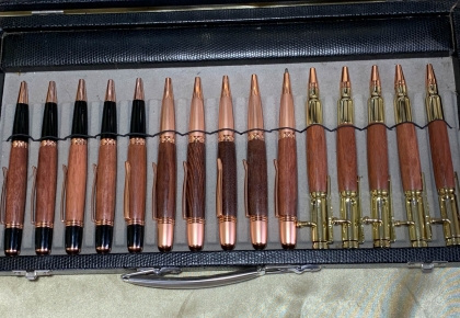 HAND TURNED AUSTRALIAN TIMBER PENS and BOXES