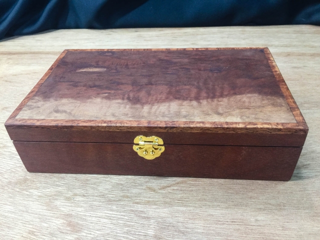 Figured Jarrah Personal Box (1444/2676/5529)