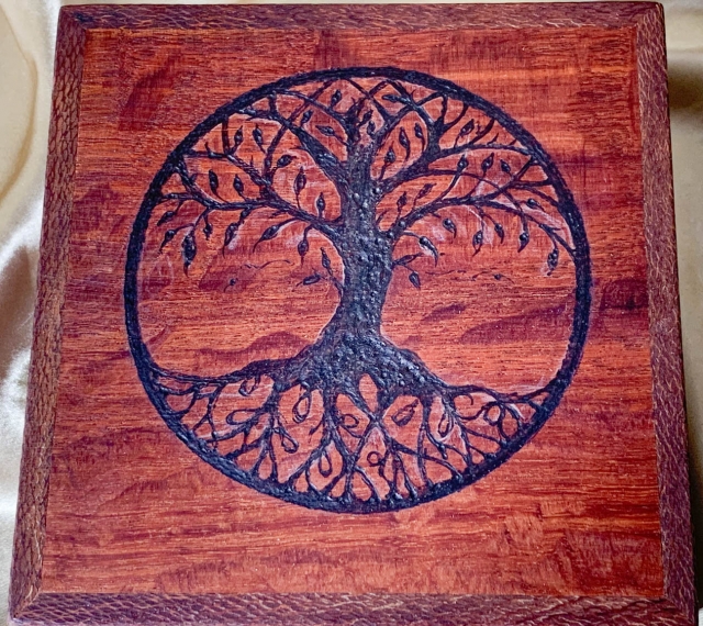 Example of Tree of Life Pyrography Customisation