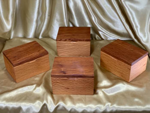PMSB 242502-L3862 - Hand Made Wooden Salt Cellar - Hand Crafted from Australian Sheo
