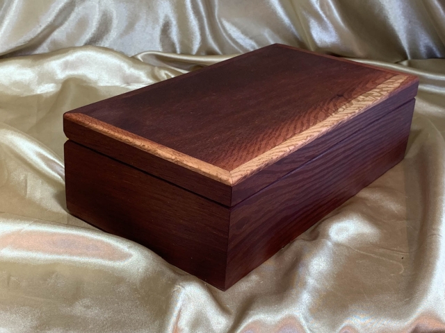 PLKB 25012-L6928 - Premium Australian Timber Keepsake Box - Handcrafted from Woody Pear