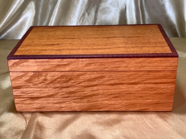 T 2607T2-L9824 - Premium Handcrafted Sheoak Jewellery Box - Australian Timber Box