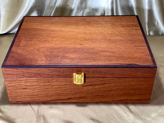 A4DB 2607A6-L9895 - Limited Edition Australian Sheoak Wooden A4 Document Box
