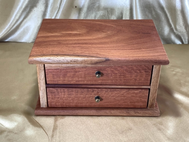 LED2D 2607192D3-L9972 - Limited Edition 2 Drawer Wooden Jewellery Box Handcrafted in Australia