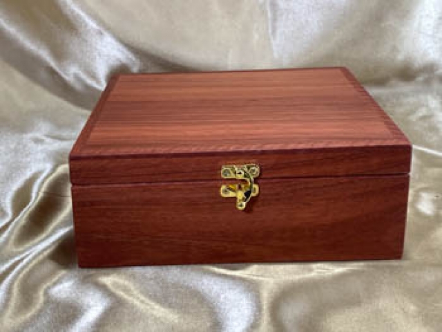 PJBT2620T1-L1813 - Premium Handcrafted Wooden Jewellery Box with Tray - Australian Jarrah