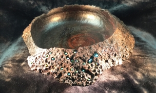Designer Black Boy bowl with Crystal Stoning SOLD