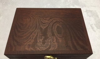 Jewellery Box - Woody Pear Lid 225x160x105 SOLD