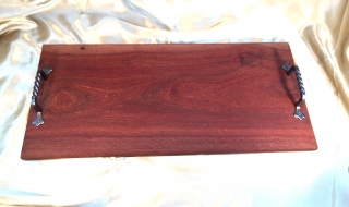 Banksia Tapas, Sharing/Serving Board with Wrought IronHandles (TB-2130) SOLD