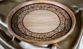 Australian Camphor Laurel Wooden Decorator Platter DP20010-L7714