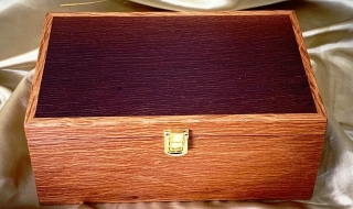 Premium Sheoak/Woody Pear Jewellery Box with 2 Trays - PJBT20019-L8671 SOLD