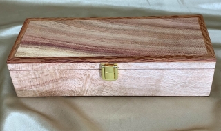 PMSB 22001-L2285  Medium / Small Wooden Box - Premium Australian Silky Oak Timber  SOLD
