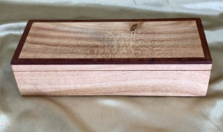 PDTB 22002-L2289 Premium Desk Top / Dressing Table Box - Australian Silky Oak Timber