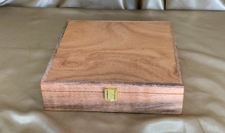 PLKB 22011-L5359 - Premium Medium Large Square Keepsake Box - Silky Oak SOLD