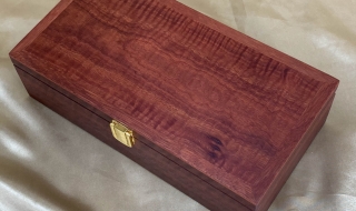 PMLTB 22006-L5957 - Wooden Jewellery/Treasure Box - Australian Curly Jarrah Timber SOLD