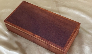 PMMB 22007-L5965 - Medium Wooden Jewelley / Memory Box - Premium Australian Woody Pear Timber