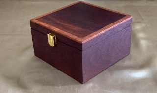 PSTB 22002-L6385 - Small Wooden Treasure Box - Hand made from Australian timber SOLD