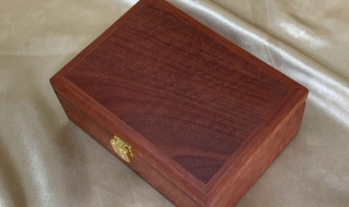 PSTB 22006_L5922 - Small Wooden Jewellery Box - Hand Made from Australian Jarrah SOLD