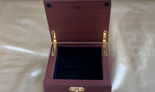 PSRB 22012-L6430 - Premium Wooden Ring Box - Hand made from Australian Jarrah SOLD