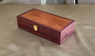 PSTB 22010-L6230 - Small Wooden Treasure Box - Hand Made from Australian Jarrah & Sheoak SOLD
