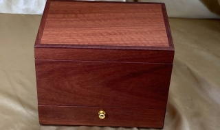 PJBDT 2324-L8487 - Premium Wooden Jewellery Box with Drawer and Tray - Australian Jarrah Timber SOLD