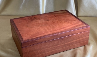 PJBT 2324-L8037 - Handcrafted Jarrah Jewellery Box with Removable Tray
