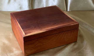 PMMB 2324-L8255 - Premium Medium Large Wooden Keepsake Box - Australian Woody Pear Timber SOLD