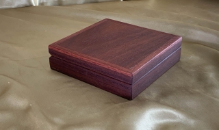 PMSB 2324-L9748 - Premium wooden Medium / Small Treasure Box - Dark Jarrah