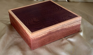 PMMB 2324-L9724 - Premium Medium Wooden Memory Box - Square