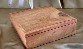 PMMB 2324 L9701 - Premium Medium Wooden Memory Box - Square