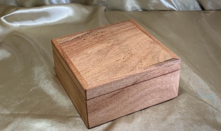 PSTRB 242503-L3742 - Small Hand Made Wooden Jewellery Box - Australian Silky Oak