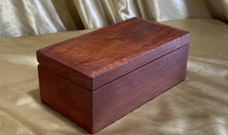 PMTB 242512-L3093 - Premium Medium Jarrah Treasure Box - Hand Made in Australia