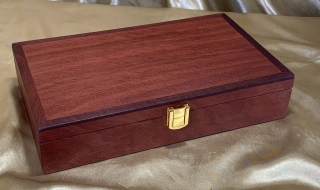 PSLJB 25007-L4535 - Premium Single Level Jarrah Jewellery Box - Hand Made in Australia