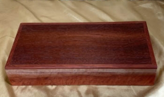 PLJKB 2409A-L3946 -  Large Handcrafted Wooden Jewellery or Keepsake Box - Australian Jarrah