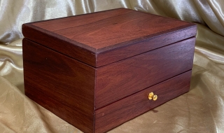 PJBDT 251004-L6825 - Premium Wooden Jewellery Box with Drawer AND Tray - Australian Jarrah SOLD