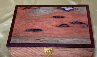 LEDRTB 2601081-L7437 - Limited Edition Hand Made Treasure / Trinket Box - Australian Jarrah SOLD