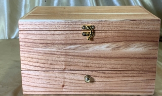 PJBDT 22008-L3172 Premium XL Jewellery Box with Drawer AND Tray - Silky Oak Timber SOLD