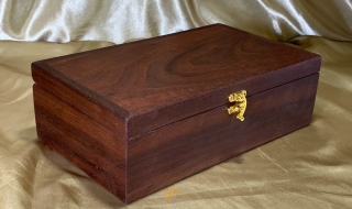 PMLKB 2603K6-L7889 Premium Medium Large Wooden Keepsake Box - Australian Jarrah
