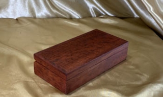 PSTB  2604T3 - L8360 - Premium Handcrafted Australian Jarrah Trinket / Treasure Box