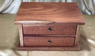 LED2D 2607192D3-L9972 - Limited Edition 2 Drawer Wooden Jewellery Box Handcrafted in Australia