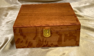 PJBT 1610T2-L1835 - Premium Medium Sized Wooden Jewellery Box with Removable Tray