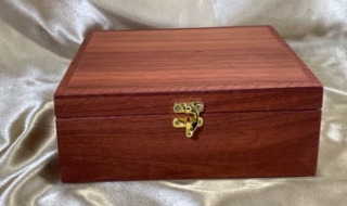 PJBT2620T1-L1813 - Premium Handcrafted Wooden Jewellery Box with Tray - Australian Jarrah